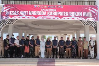 Kapolres Rohil Inisiasi Apel Satgas Anti Narkoba, Perkuat Komitmen Lintas Instansi Perangi Narkoba